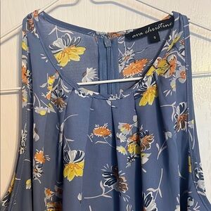 Ava Christine Floral Sleeveless Top